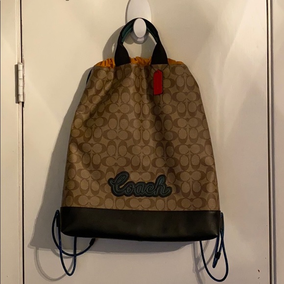 coach drawstring bag
